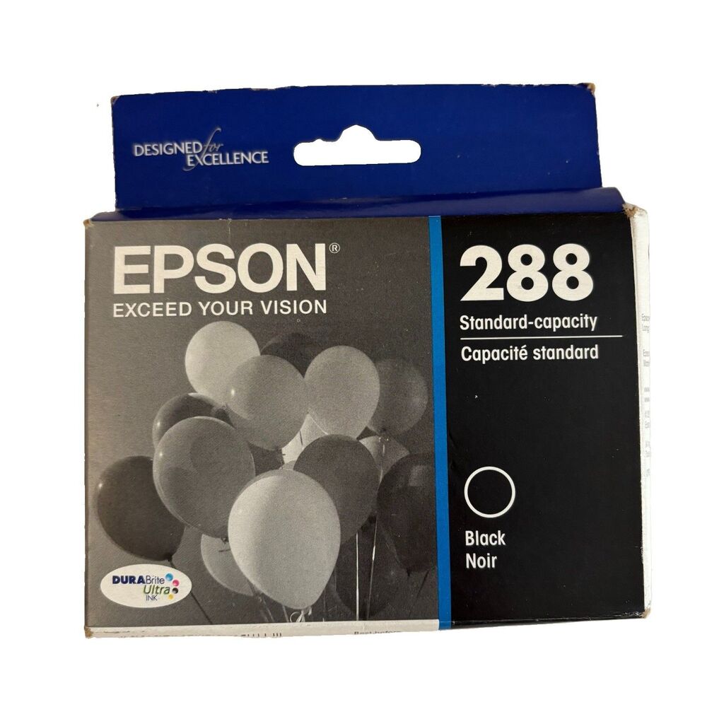 Epson 288 DURABrite Ultra Ink - Black New in Box exp 8/2027